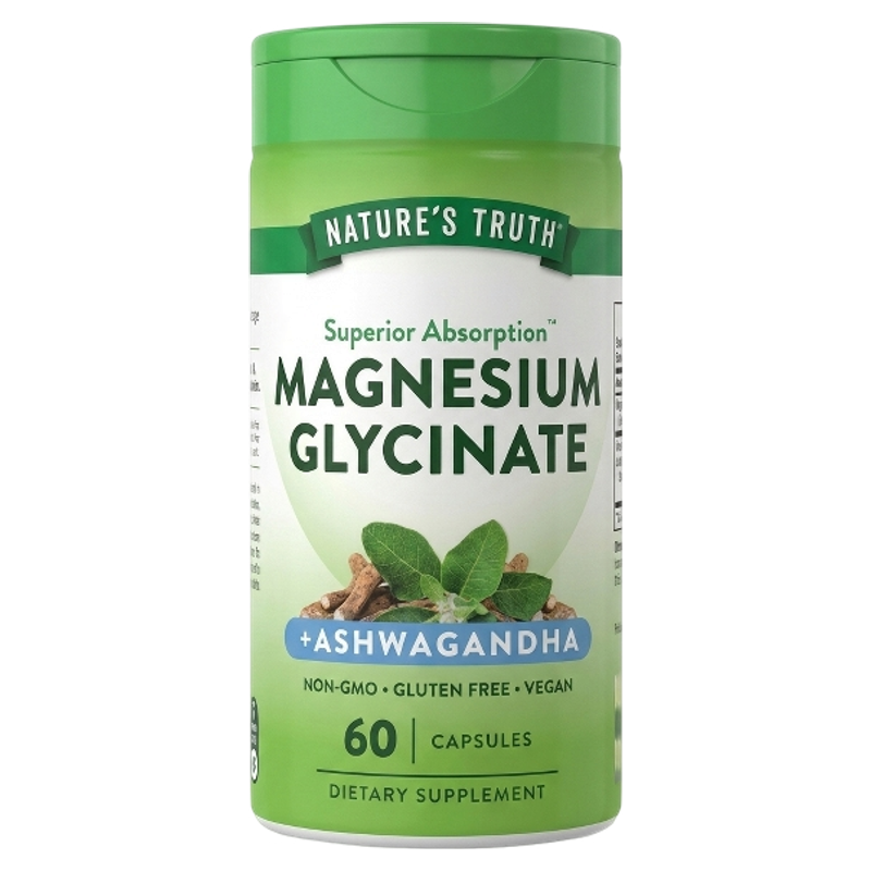 Nature's Truth Magnesium Glycinate + Ashwagandha 60 Gélules - seconde vue